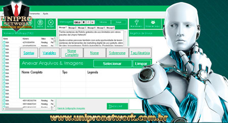 Arquivos, vídeos e imagens
