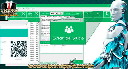 Extraia Contatos de Grupos